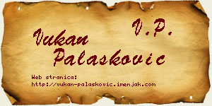 Vukan Palasković vizit kartica